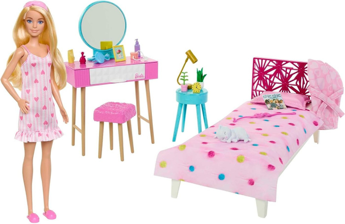 Barbie Set Papusa Barbie Si Dormitorul Lui Barbie [2]