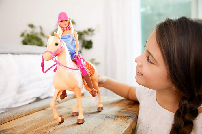 Barbie set papusa cu cal [3]