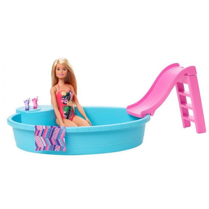 Barbie Set Păpușă cu Piscină  [2]