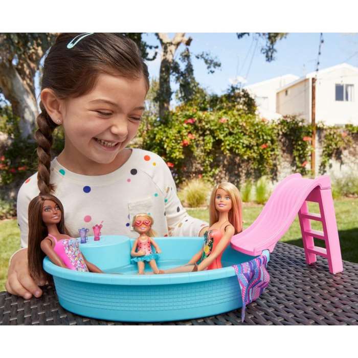 Barbie Set Păpușă cu Piscină  [3]