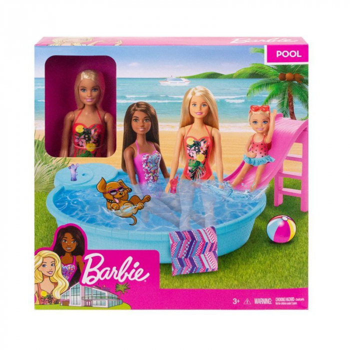 Barbie Set Păpușă cu Piscină  [1]