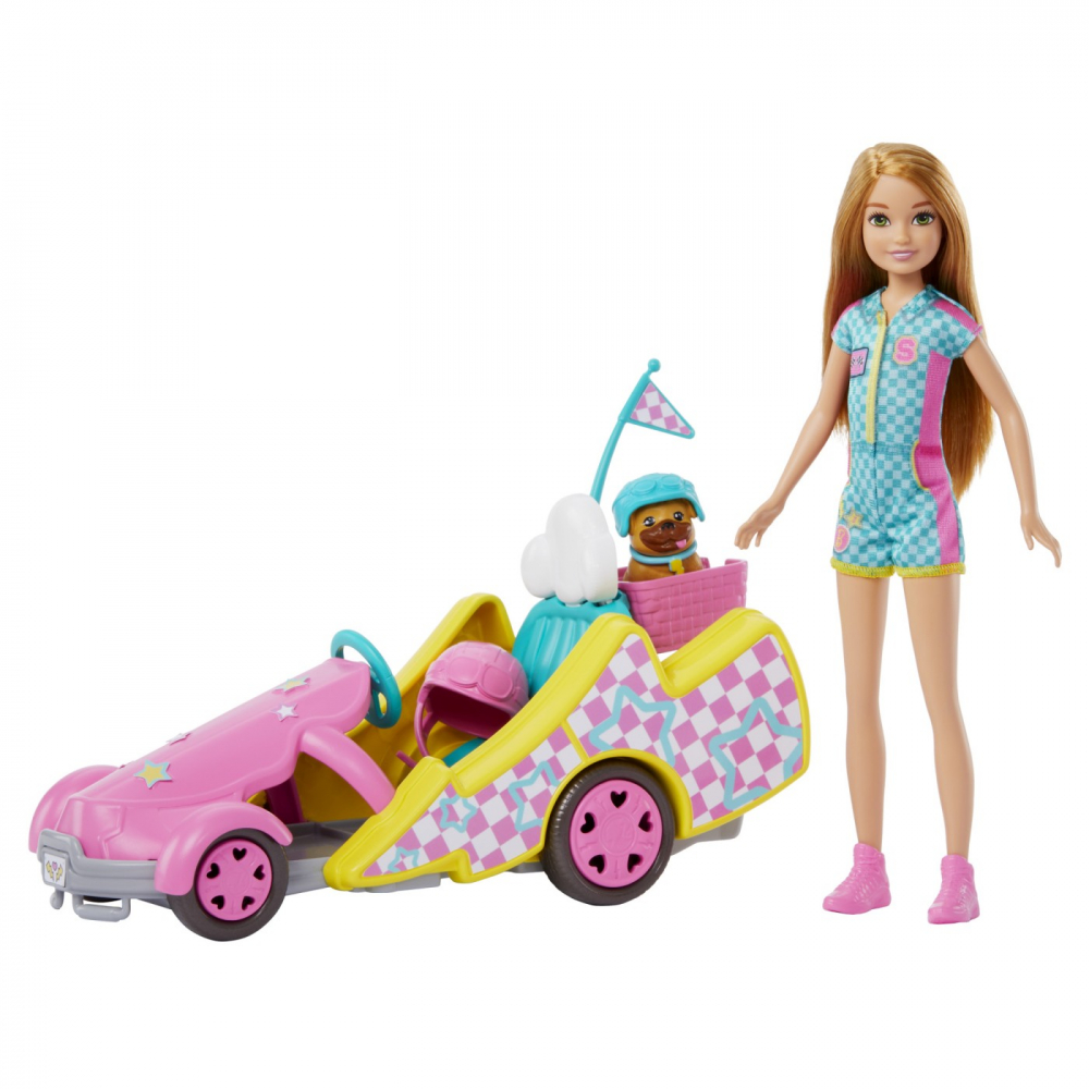 BARBIE SI STACIE PAPUSA STACIE CU KART [5]