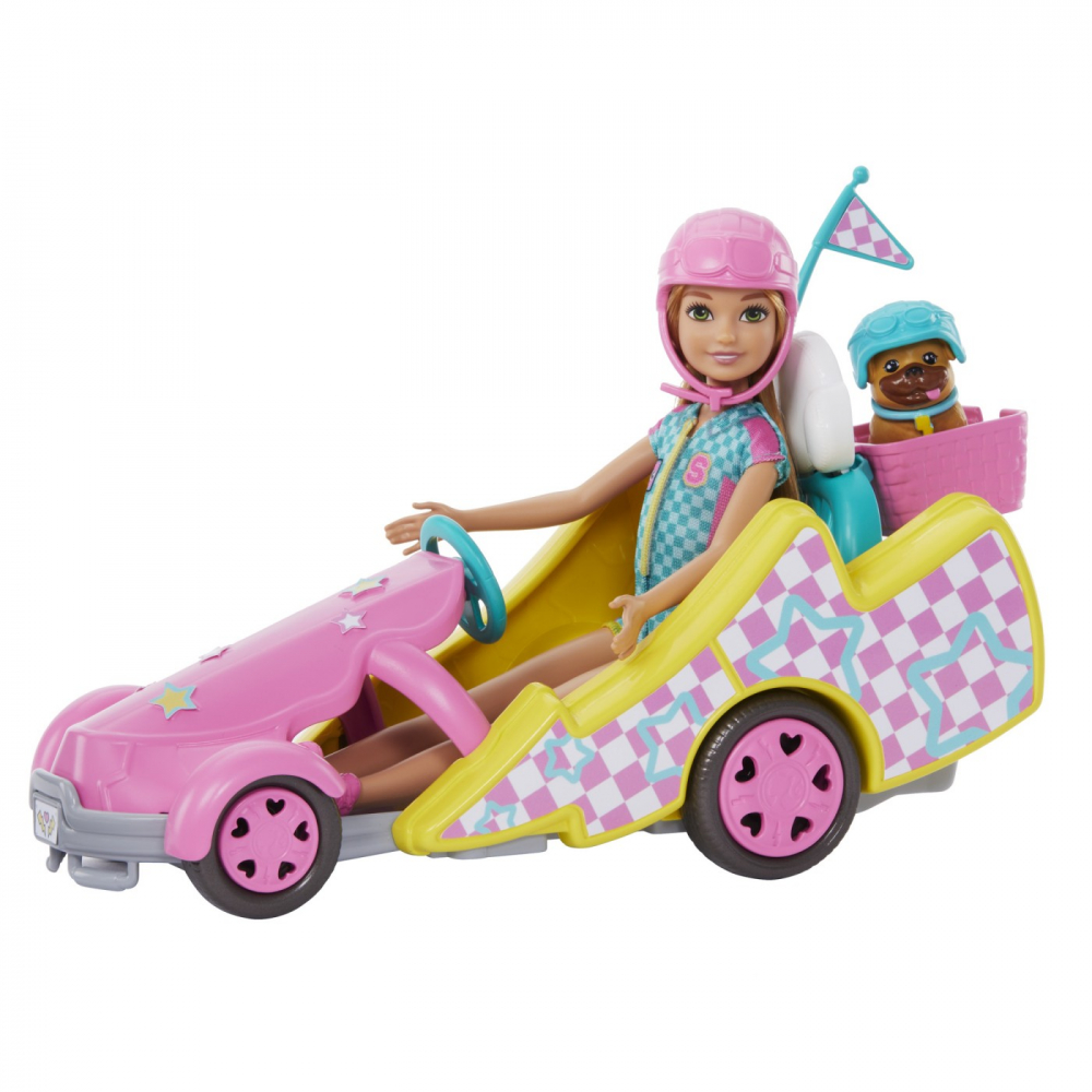 BARBIE SI STACIE PAPUSA STACIE CU KART [3]