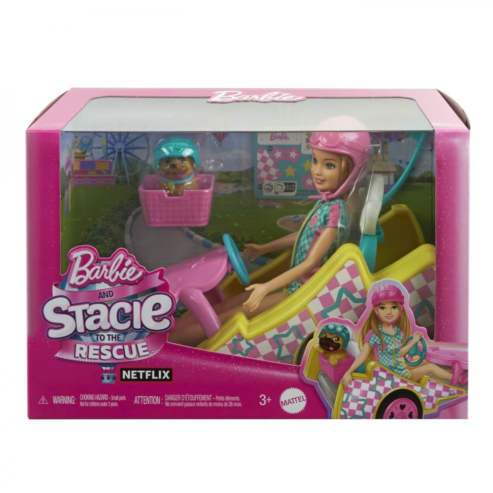 BARBIE SI STACIE PAPUSA STACIE CU KART [1]