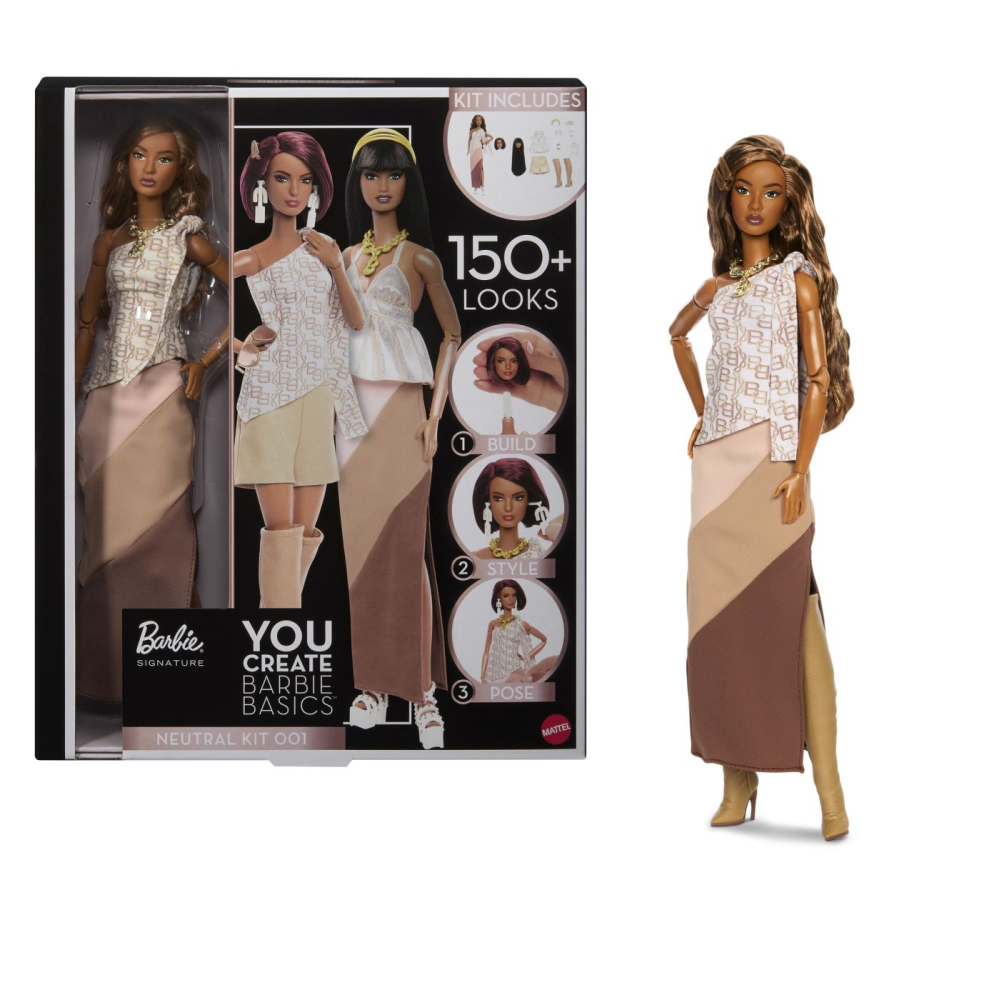 BARBIE SIGNATURE SET CREATIE PAPUSA BARBIE BASIC BRUNETA [2]