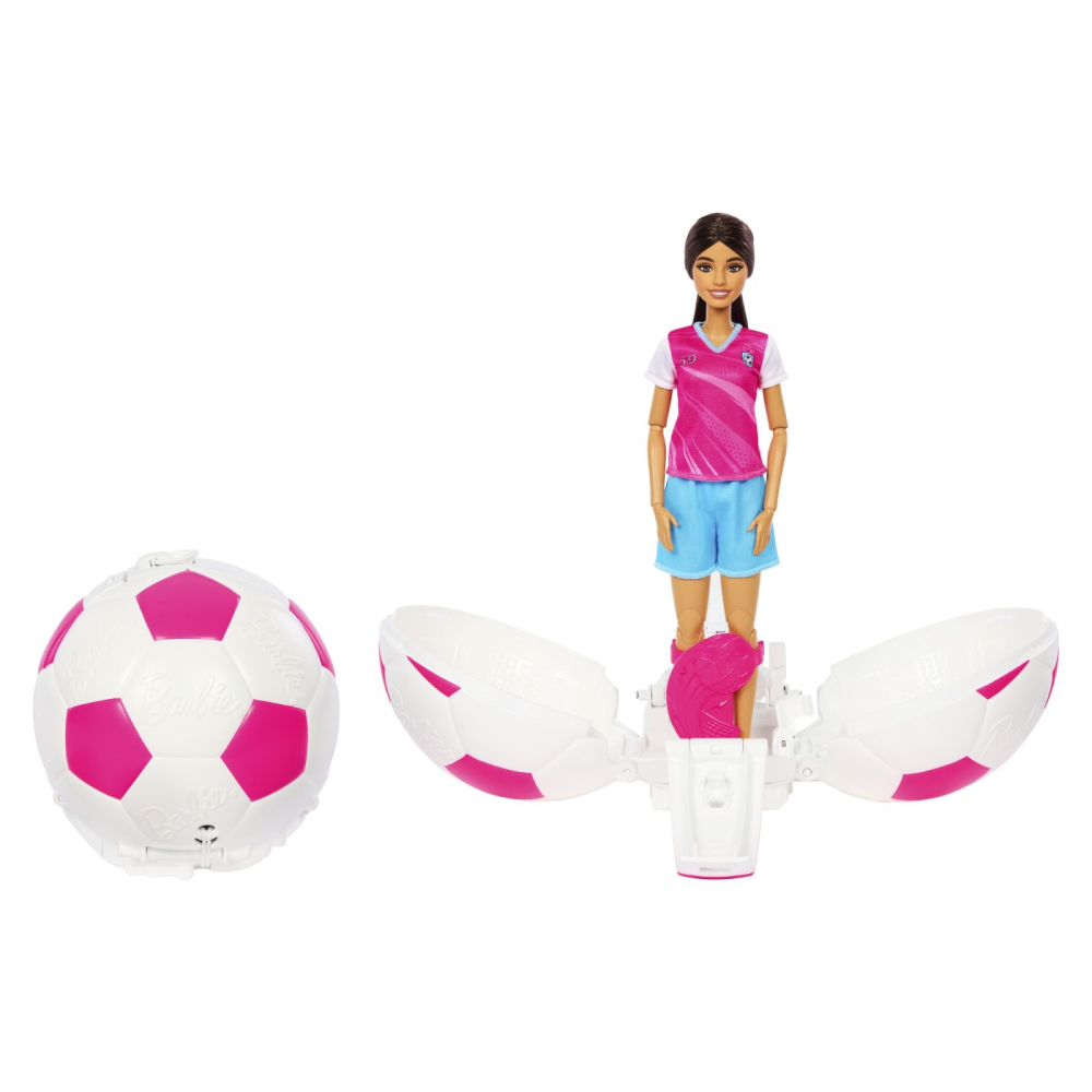 BARBIE TEAM ROTESTE SI DEZVALUIE PAPUSA BARBIE JUCATOARE DE FOTBAL [4]