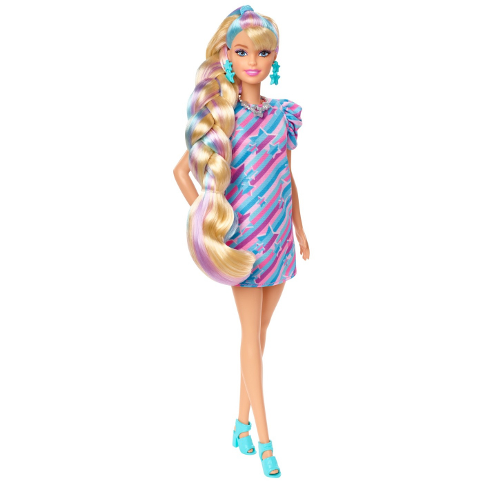Barbie Totally Hair Papusa Barbie Blonda  [7]