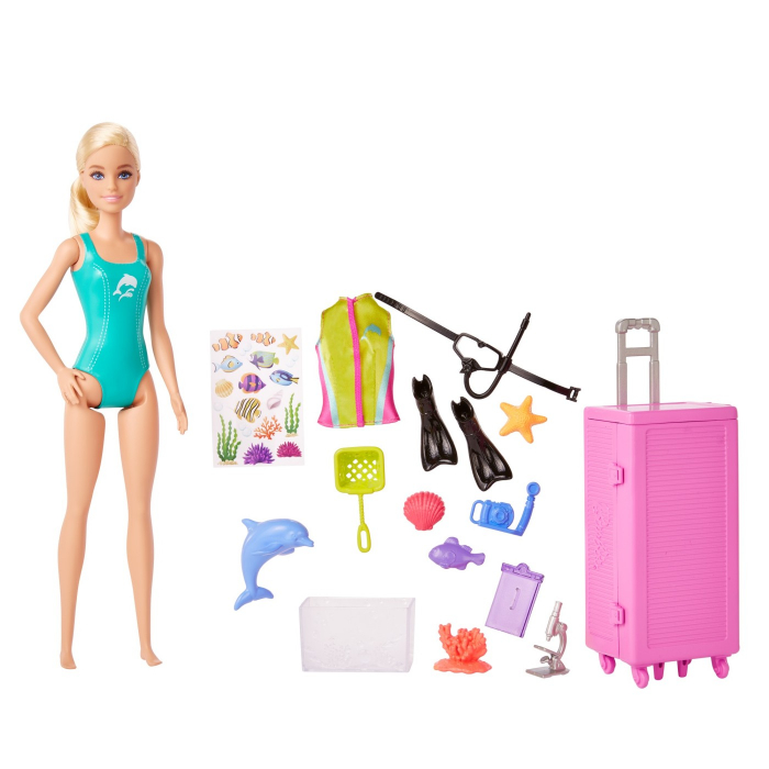 Barbie You Can Be Anything Papusa Biologist Marin [2]