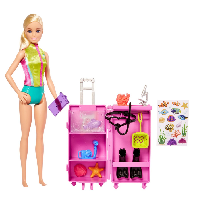Barbie You Can Be Anything Papusa Biologist Marin [3]