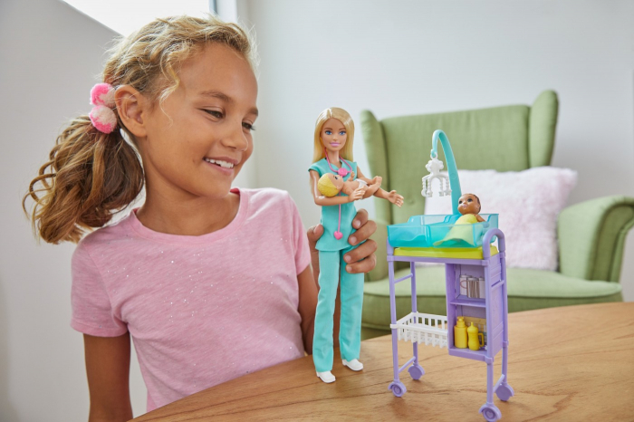 Barbie You Can Be Anything Papusa Doctor Pediatru  [5]