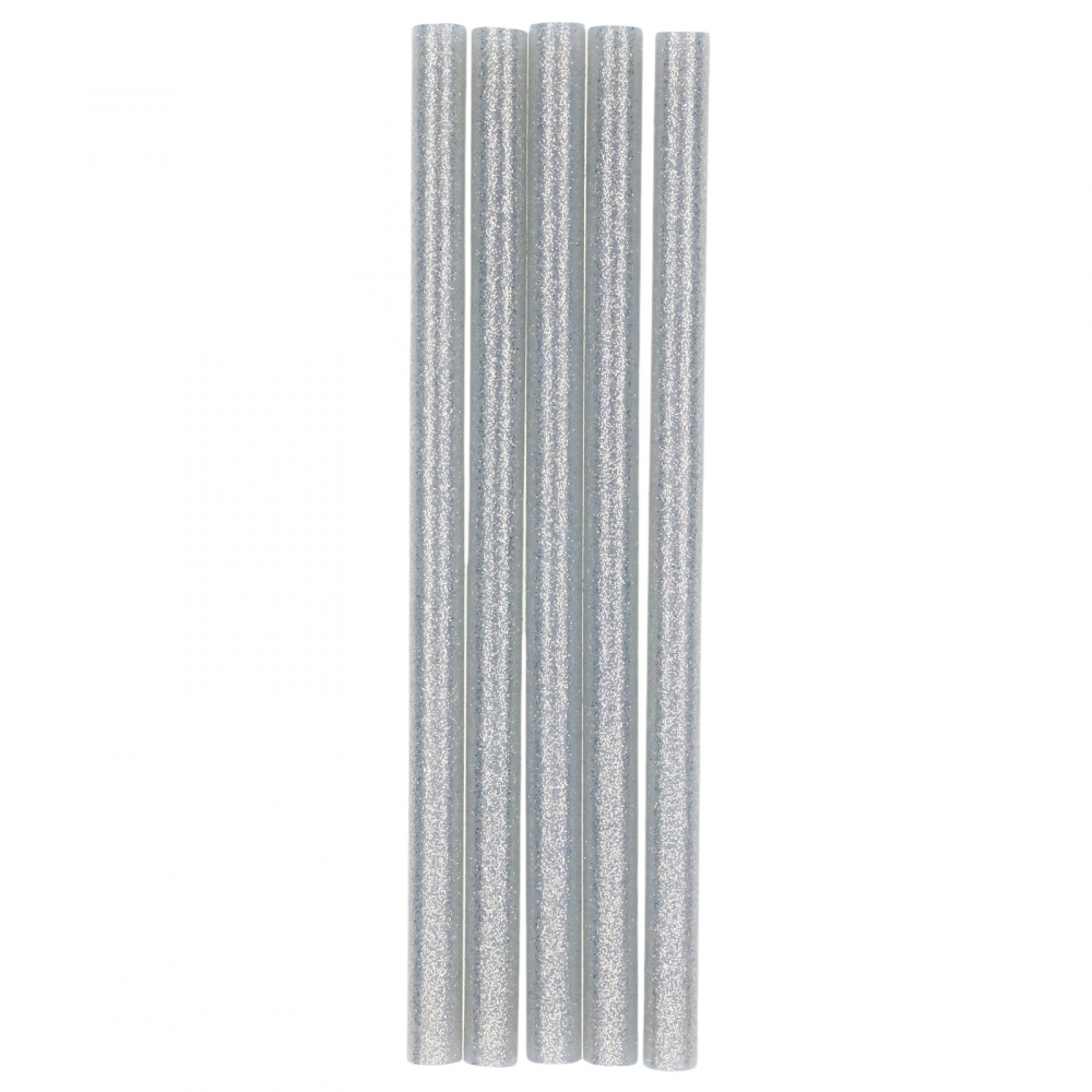Batoane silicon cu sclipici, 0.7x18 cm, 8 buc/set, culori variate [4]