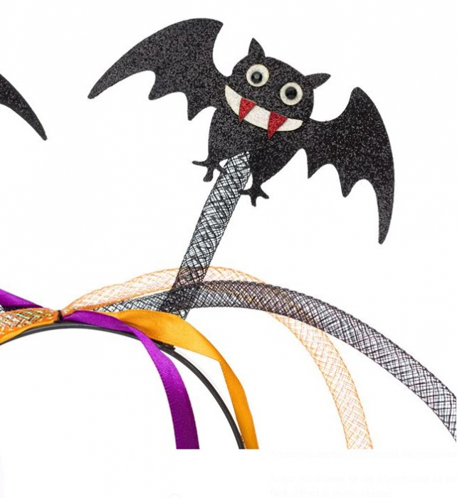 Bentita cu panglica si urechi liliac 3D [2]