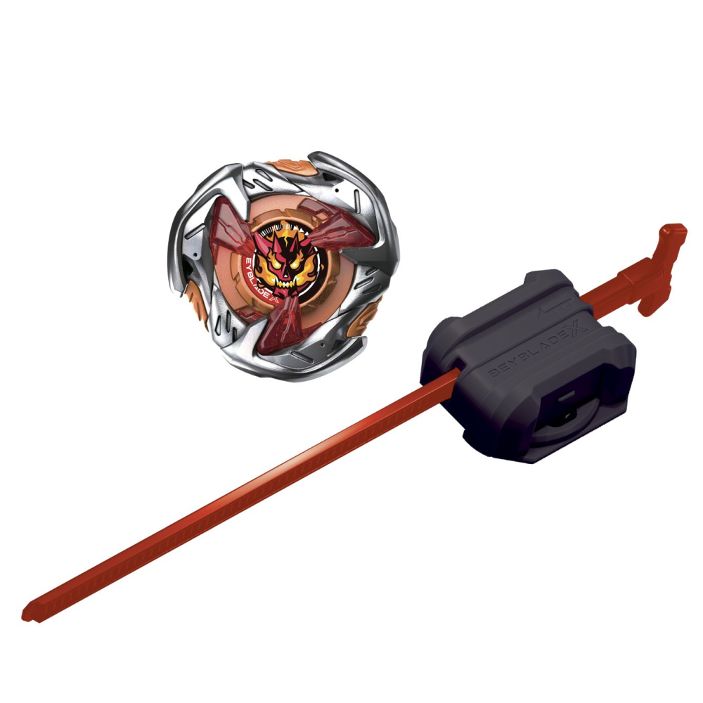 BEYBLADE X LET IT RIP SET LANSATOR SI ROATA HAMMER INCENDIO 3-70H [10]