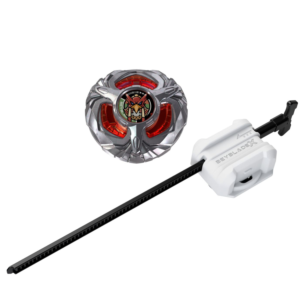 BEYBLADE X LET IT RIP SET LANSATOR SI ROATA SHATTER HORUS 9-65GB [2]