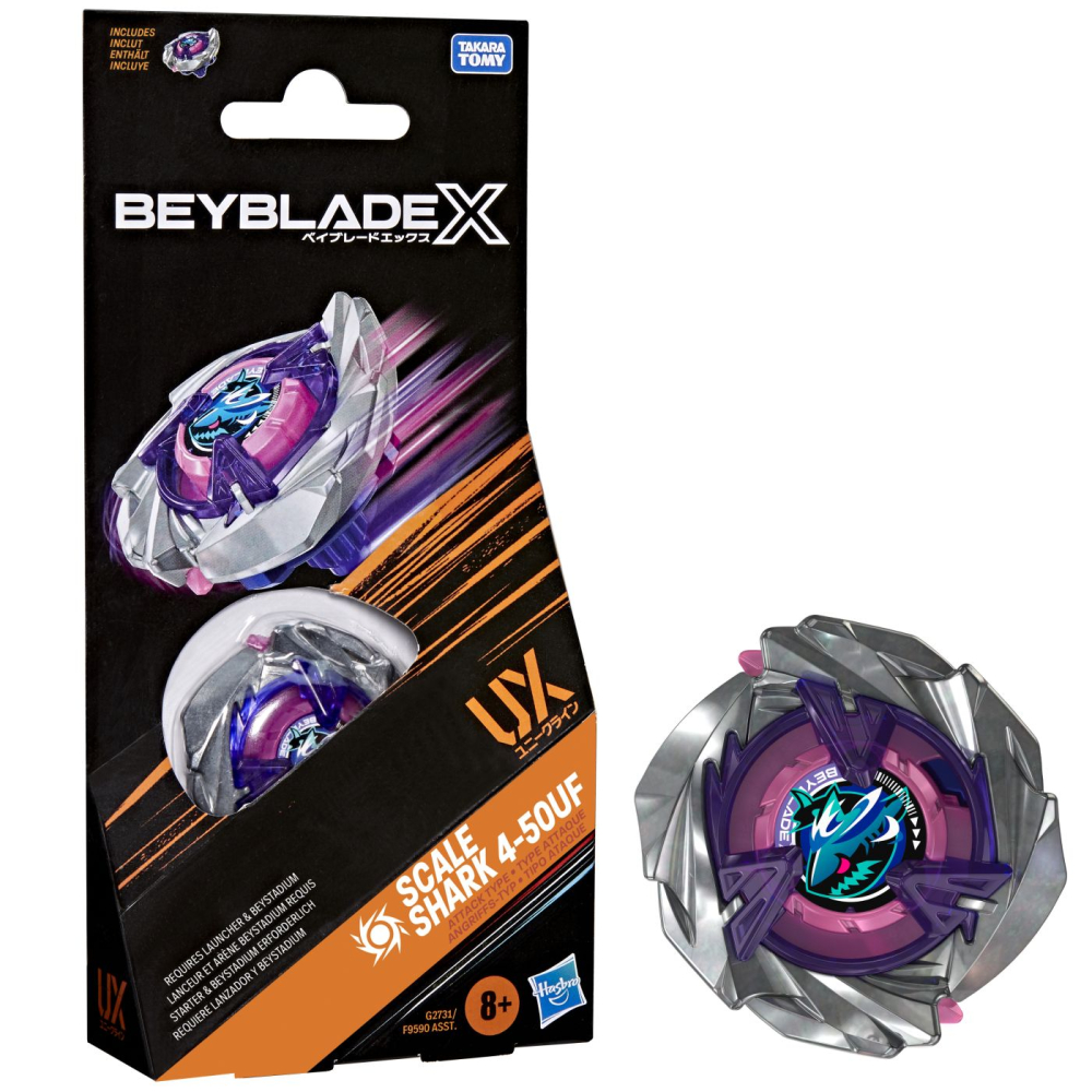 BEYBLADE X LET IT RIP SPIRALA SCALE SHARK 4-50UF [6]