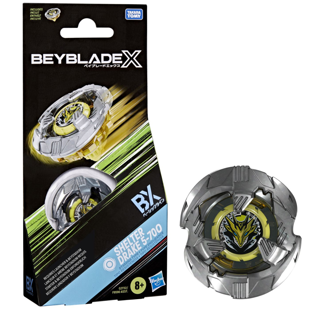 BEYBLADE X LET IT RIP SPIRALA SHELTER DRAKE 5-700 [6]