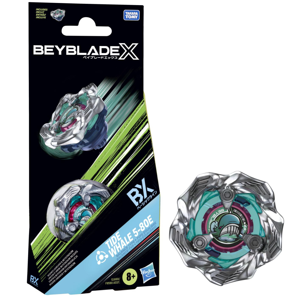 BEYBLADE X LET IT RIP SPIRALA TIDE WHALE 5-80E [8]