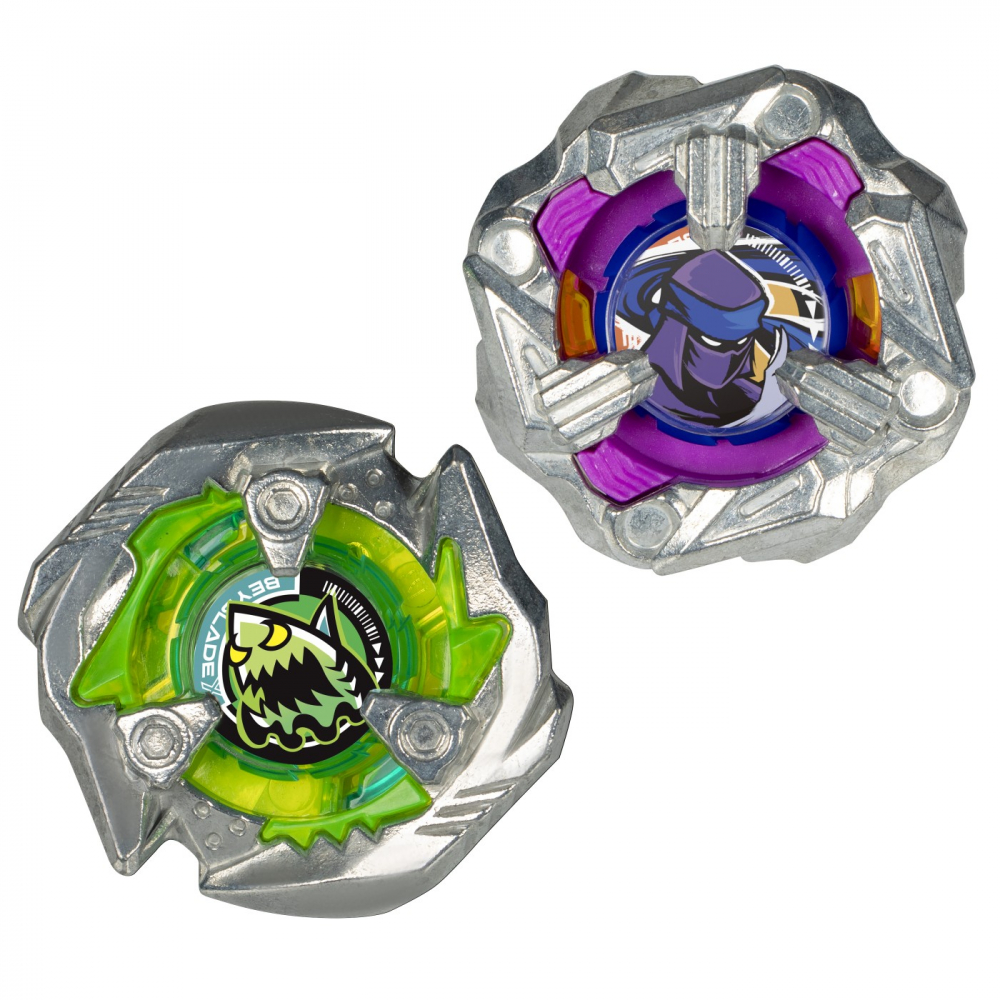 BEYBLADE X PACHET DUO KNIFE SHINOBI 4-80 HN SI KEEL SHARK 3-80F [2]