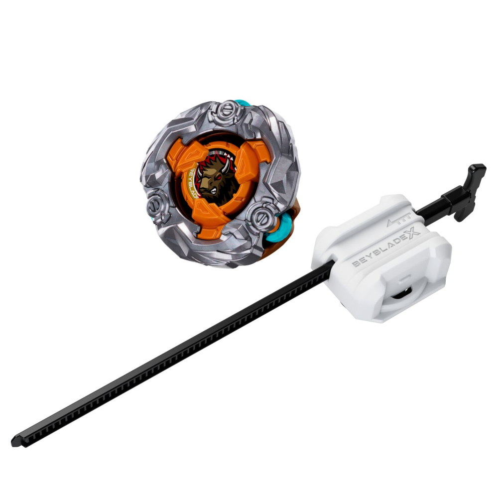 BEYBLADE X SET LANSATOR SI ROATA VALOR BISON FB [2]