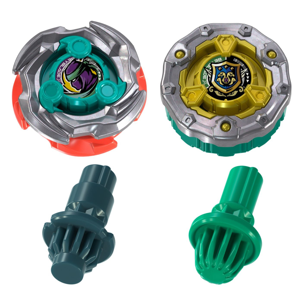 BEYBLADE X SET SNEAK ATTACK CUTTER SHINOBI LF SI RAMPART AEGIS GB [9]