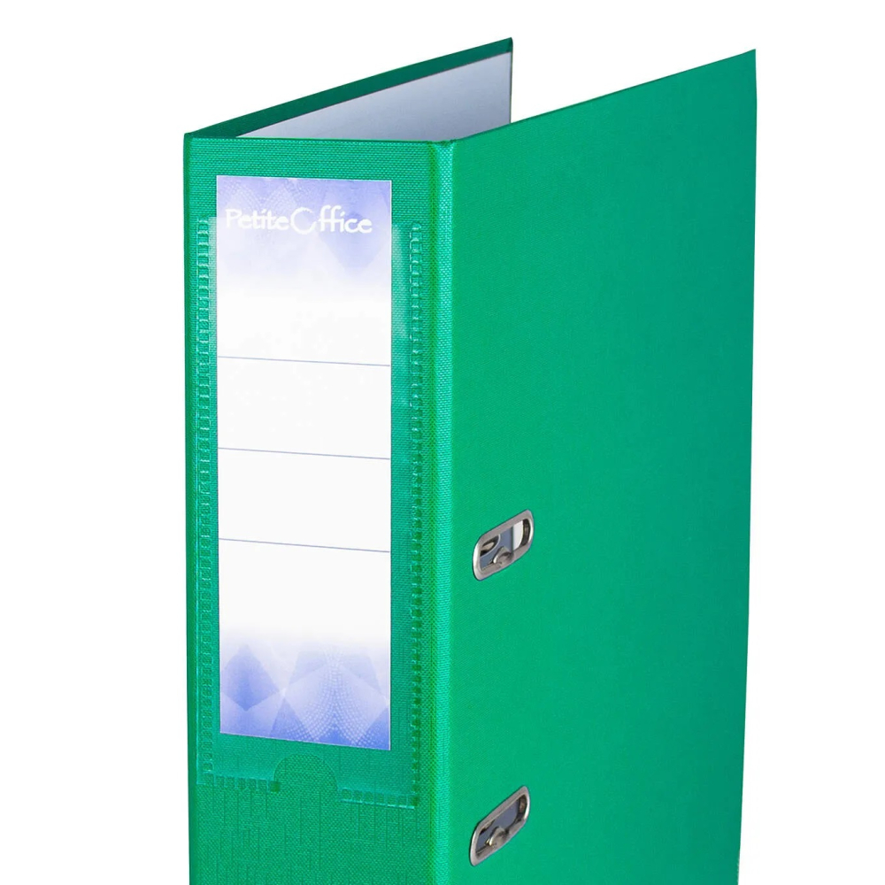 Biblioraft plastifiat PP 75mm green  – biblioraft A4 pentru arhivare documente [2]