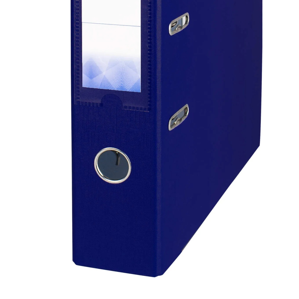 Biblioraft plastifiat PP 75mm navy blue  – biblioraft A4 pentru arhivare documente [3]