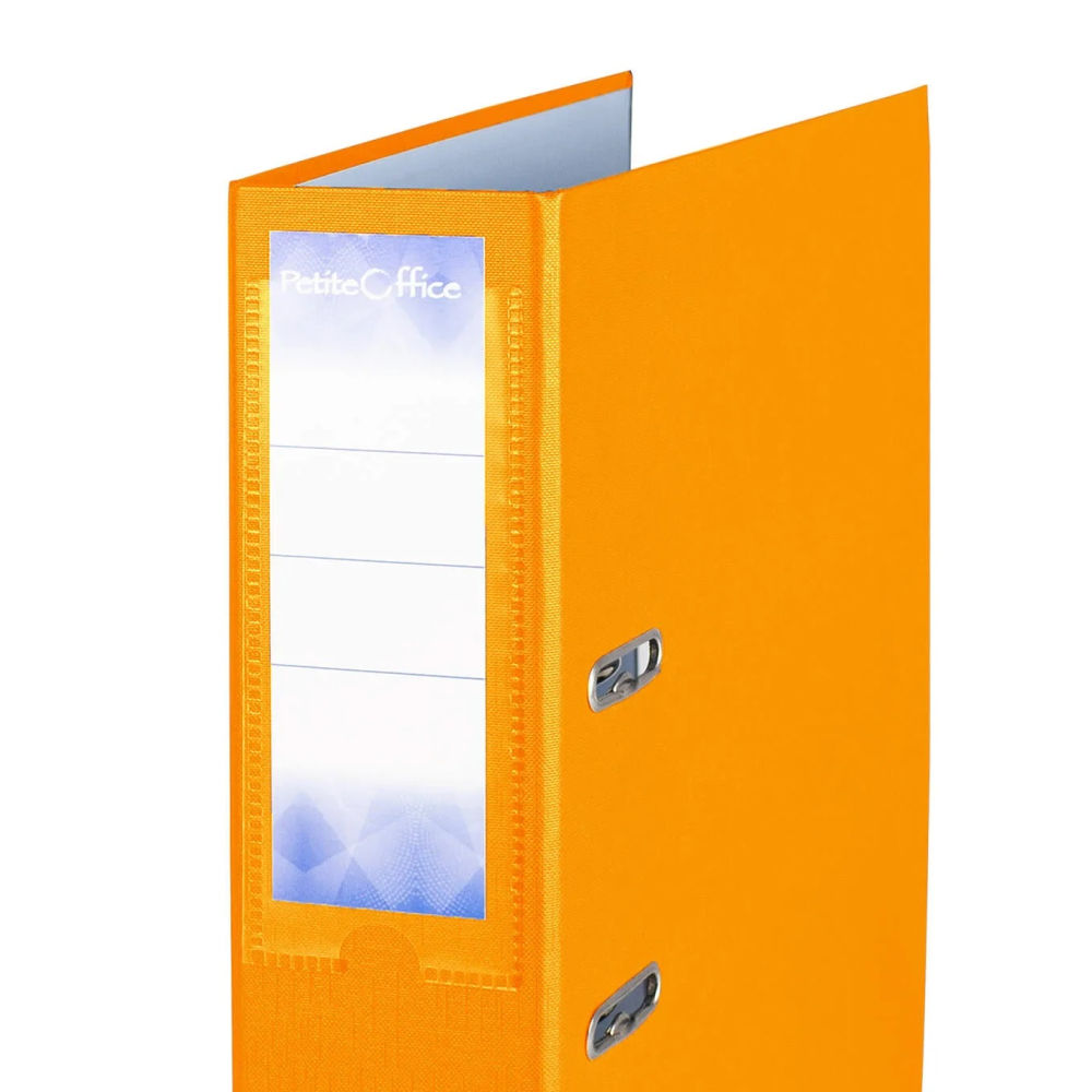 Biblioraft plastifiat PP 75mm orange  – biblioraft A4 pentru arhivare documente [2]