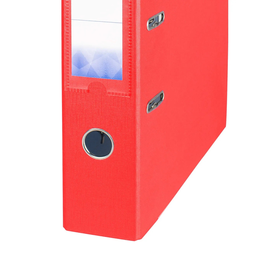Biblioraft plastifiat PP 75mm red  – biblioraft A4 pentru arhivare documente [3]