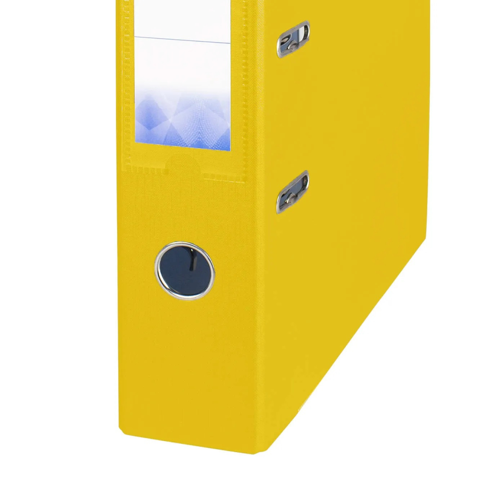 Biblioraft plastifiat PP 75mm yellow – biblioraft A4 pentru arhivare documente [2]