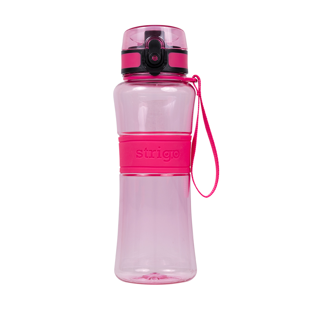 Bidon Strigo cu Manson din Silicon, Roz, 600 ml