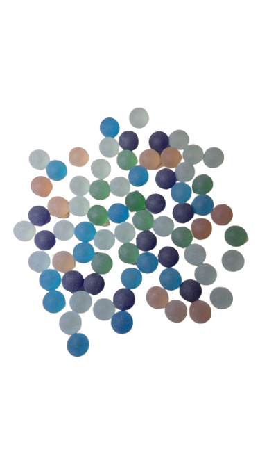 Bilute colorate decorative pentru ghiveci si proiecte DIY,1.5 cm, 70 bucati set