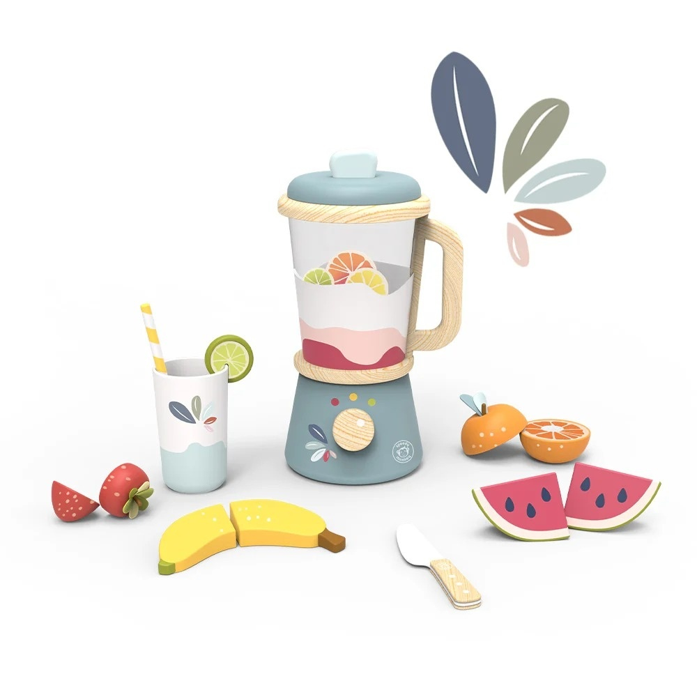 Blender din lemn multicolor, Speedy Monkey