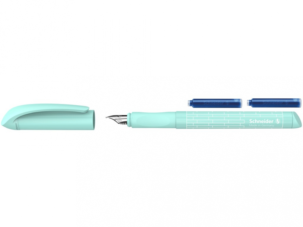 Blister Stilou Schneider Easy cu 2 patroane cerneala,verde [2]