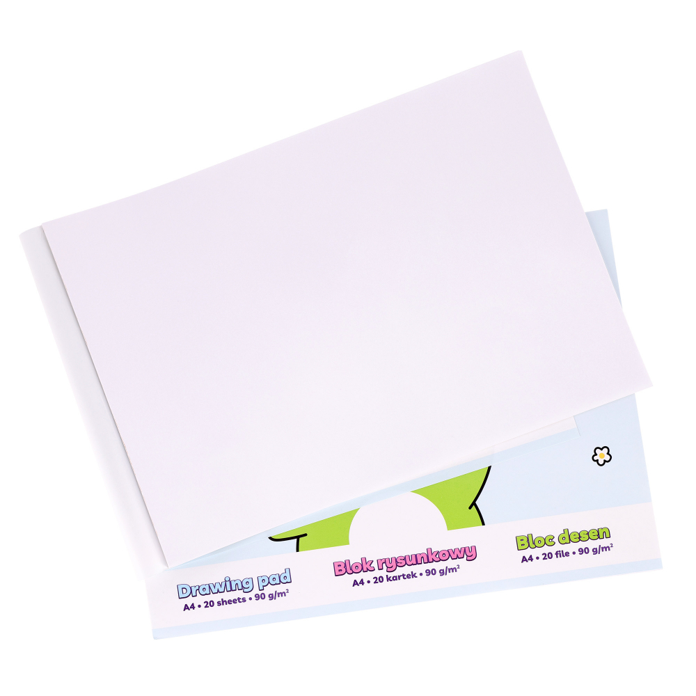 Bloc de desen Strigo A4, 20 file, 90g/mp [3]