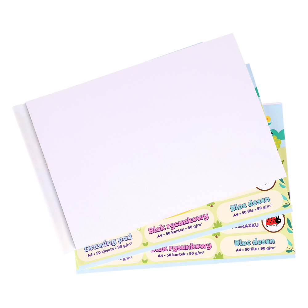 Bloc de desen Strigo A4, 50 file, 90g/mp [3]