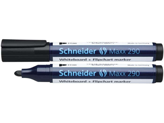 Marker pentru whiteboard cu varf rotund,model schneider maxx 290,8 culori