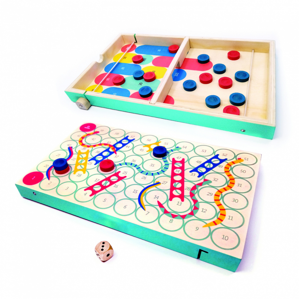 Boardgames 3 in 1 Pucketriple, Svoora [5]