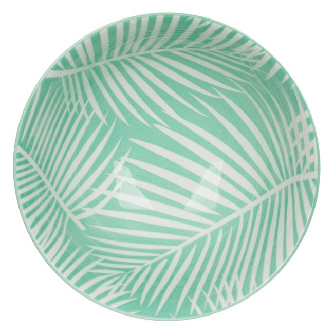 Bol pentru servire cu design frunze tropicale [2]