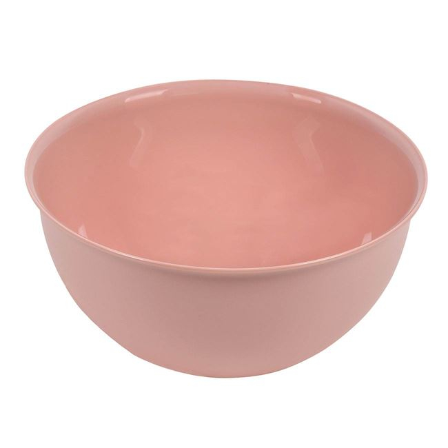 Bol pentru servire din plastic,roze nud,3000 ml
