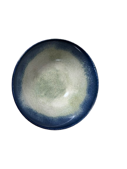 Bol pentru supa si ciorba, ceramica, albastru, model Lago,16 cm [3]