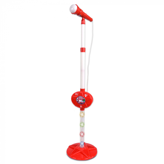 Bontempi micrfon cu stativ rosu [2]