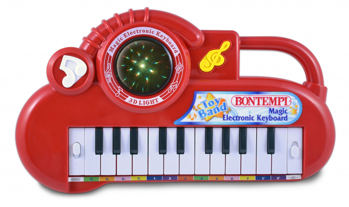 Bontempi Orgă Electronică Roșie cu Efecte Luminoase  [2]