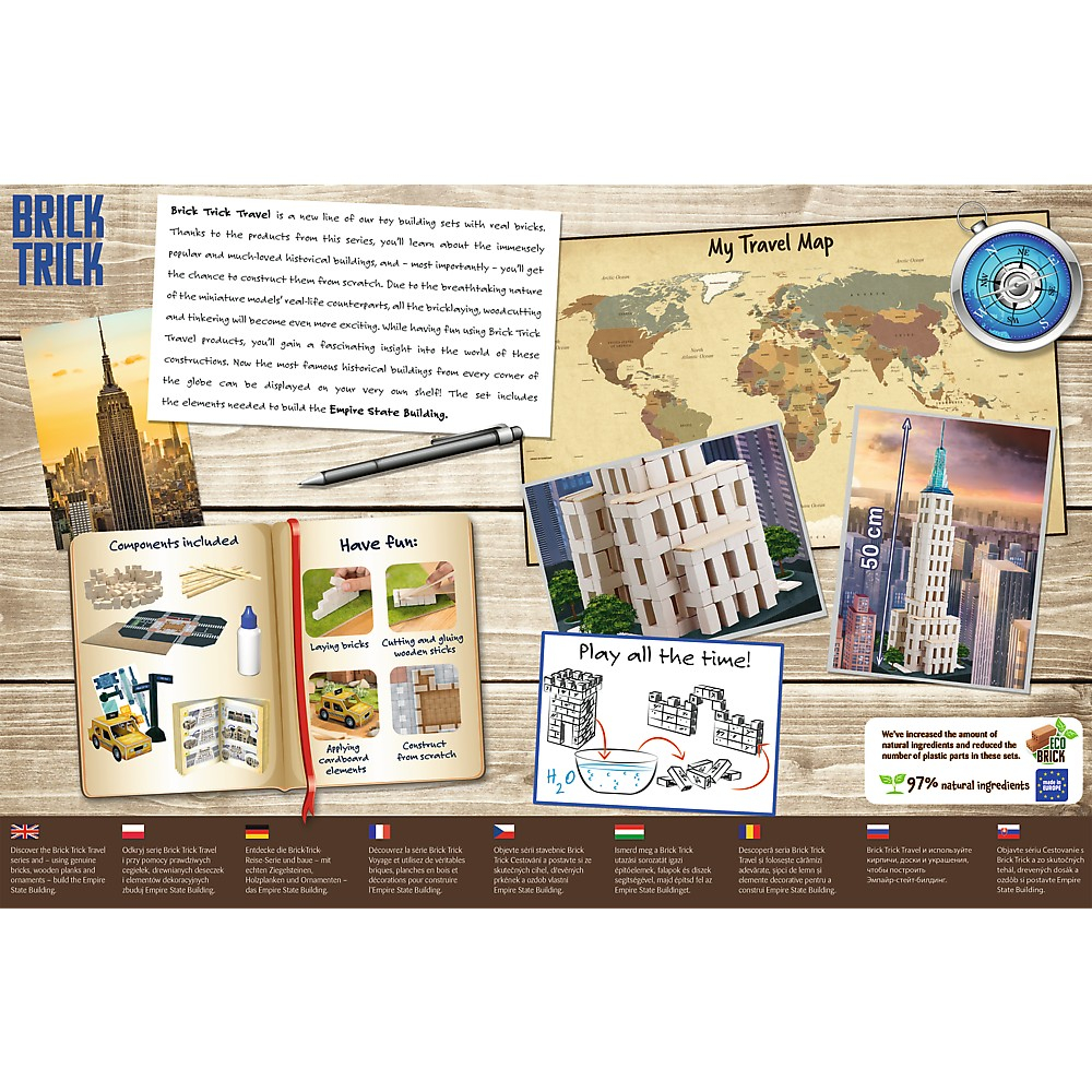 BRICK TRICK XL TRAVEL CLADIREA EMPIRE STATE [4]
