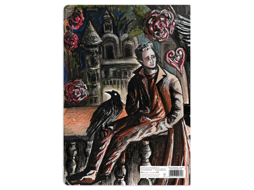 Caiet A4 dictando,ilustratie Iubirea neinteleasa, 48 file, 80 g/mp [2]