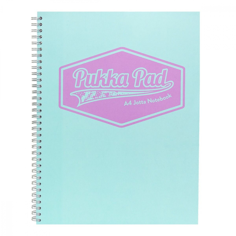 Caiet cu Spirala Pukka Pad Pastel Jotta A4, Dictando, Culoare Mint