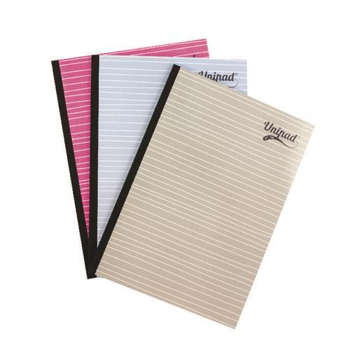 Caiet cu Spirala Pukka Pad UniPads A4, 200 File Dictando, Roz   Albastru   Gri