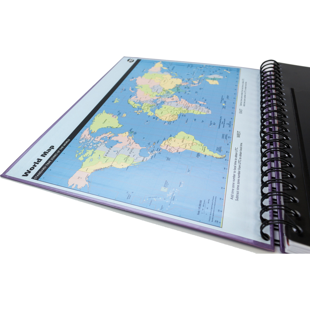 Caiet cu spirala si separatoare Pukka Pad A4 Executive Metallic Project Book, 200 pagini, albastru [2]