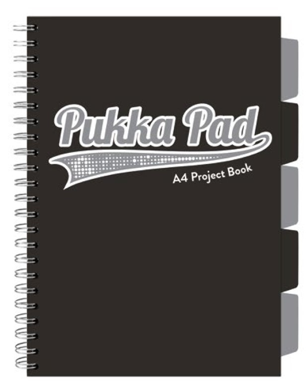 Caiet cu Spirala si Separatoare Pukka Pad Project Book A4, Matematica, 200 Pagini, Hartie 80g