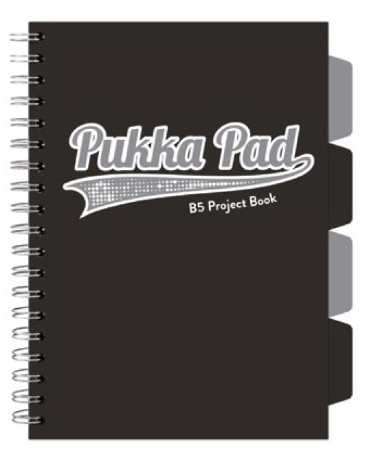 Caiet cu Spirala si Separatoare Pukka Pad Project Book B5, Matematica, 200 Pagini, Hartie 80g
