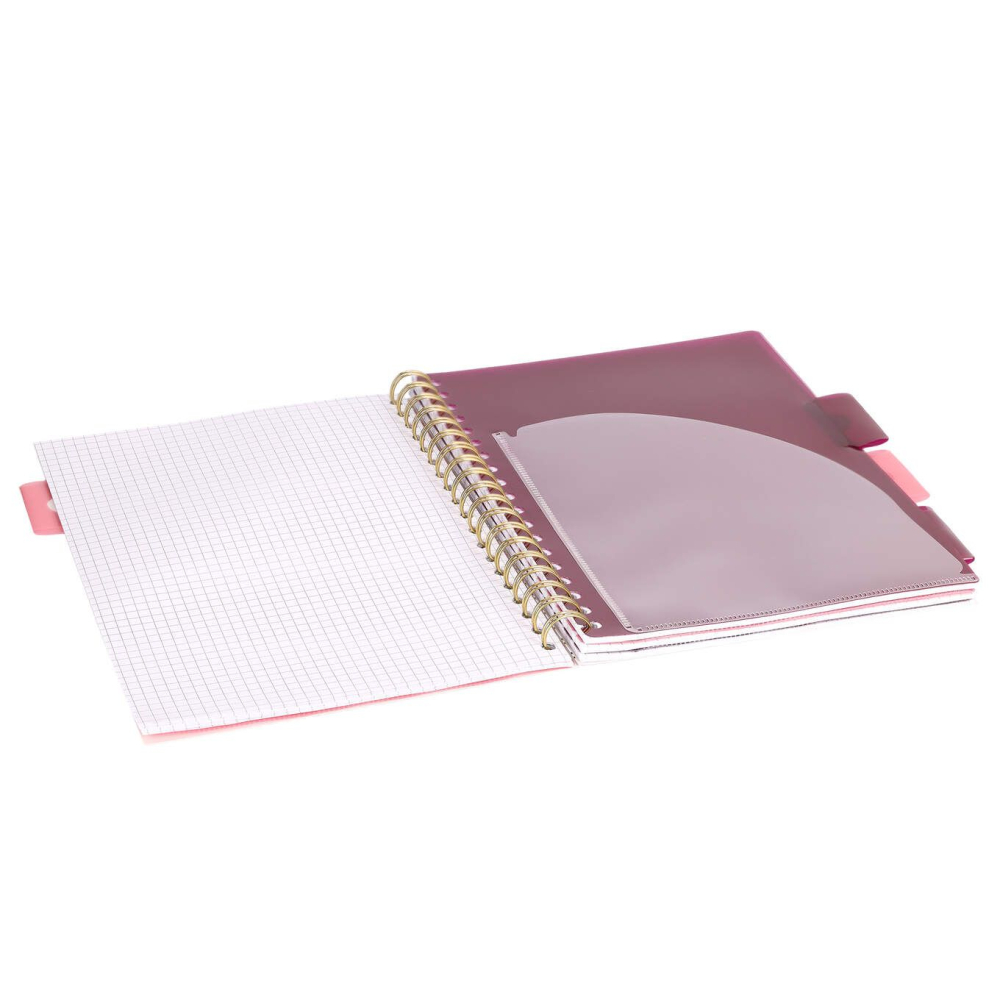 Caiet cu Spirală și Separatoare Strigo Pads Project Book Flori B5, Matematică, Verde [2]